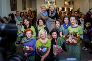všechny modelky s Martinou Nevařilovou