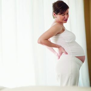 pregnant woman having backache