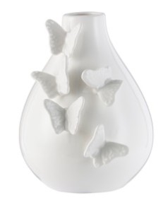Váza,White,339.00,2005114685127_FF_ceramic_butterfly_vase