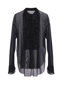 koszula DESERT GIPSY FISHNET czarny S M L 1000z┼é