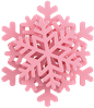 vločka pink
