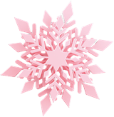 vločka pink