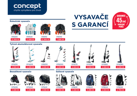 vysavače