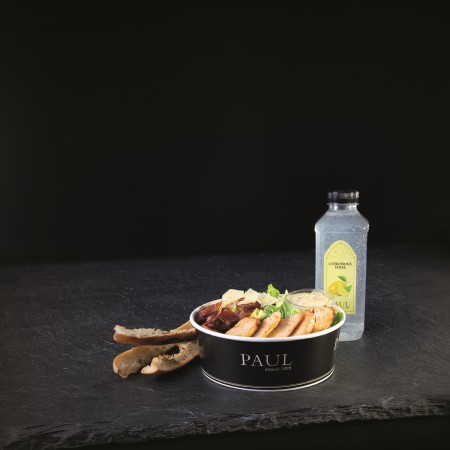 Pekasřtví PAUL_Caesar_salat+Citronova_voda