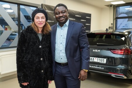 Lucie Zedníčková a MUDr. Patrice Awonseba Baba Musah