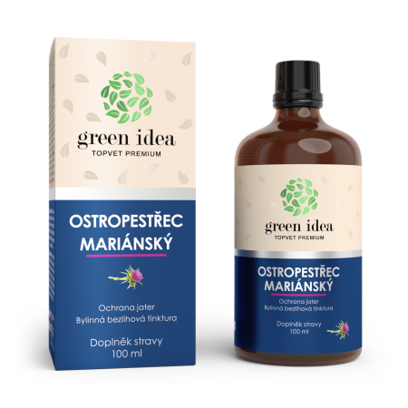 Ostropestřec_bezlihová tinktura_Green idea