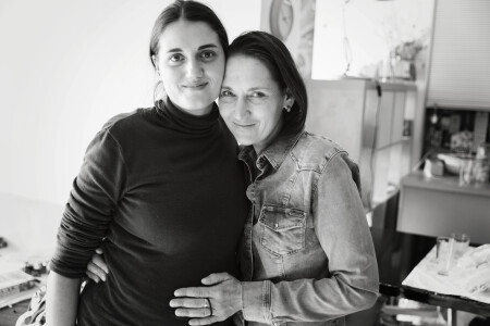těhotná_Saša_s_maminkou_Ninou