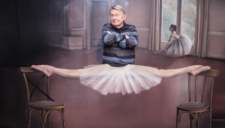 Josef Dvořák v osmdesáti konečně baletkou