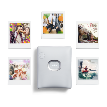 Instax Square Link Feature 10 Frame Print Ash White
