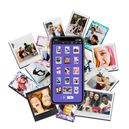 online and social-INSTAX UP! App visual