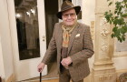 Jan Přeučil a Eva Hrušková na líbánkách ve Františkových Lázních. Oslaví 19 let od svatby