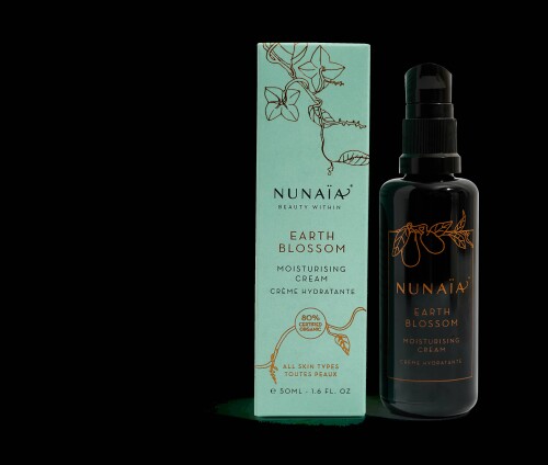 Earth Blossom Moisturising Cream Bottle & Box