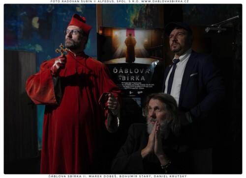 Ďáblova sbírka II. Marek Dobeš, Bohumír Starý, Daniel Krutský_foto Radovan Šubín