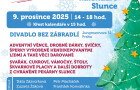 Pozvánka na vánoční tržíček Divadla Bez zábradlí a NF Slunce
