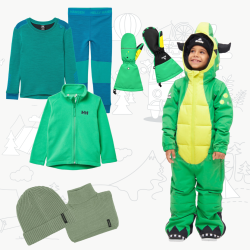 Dětský_zimní_outfit_WeeDo_Green_Mondo